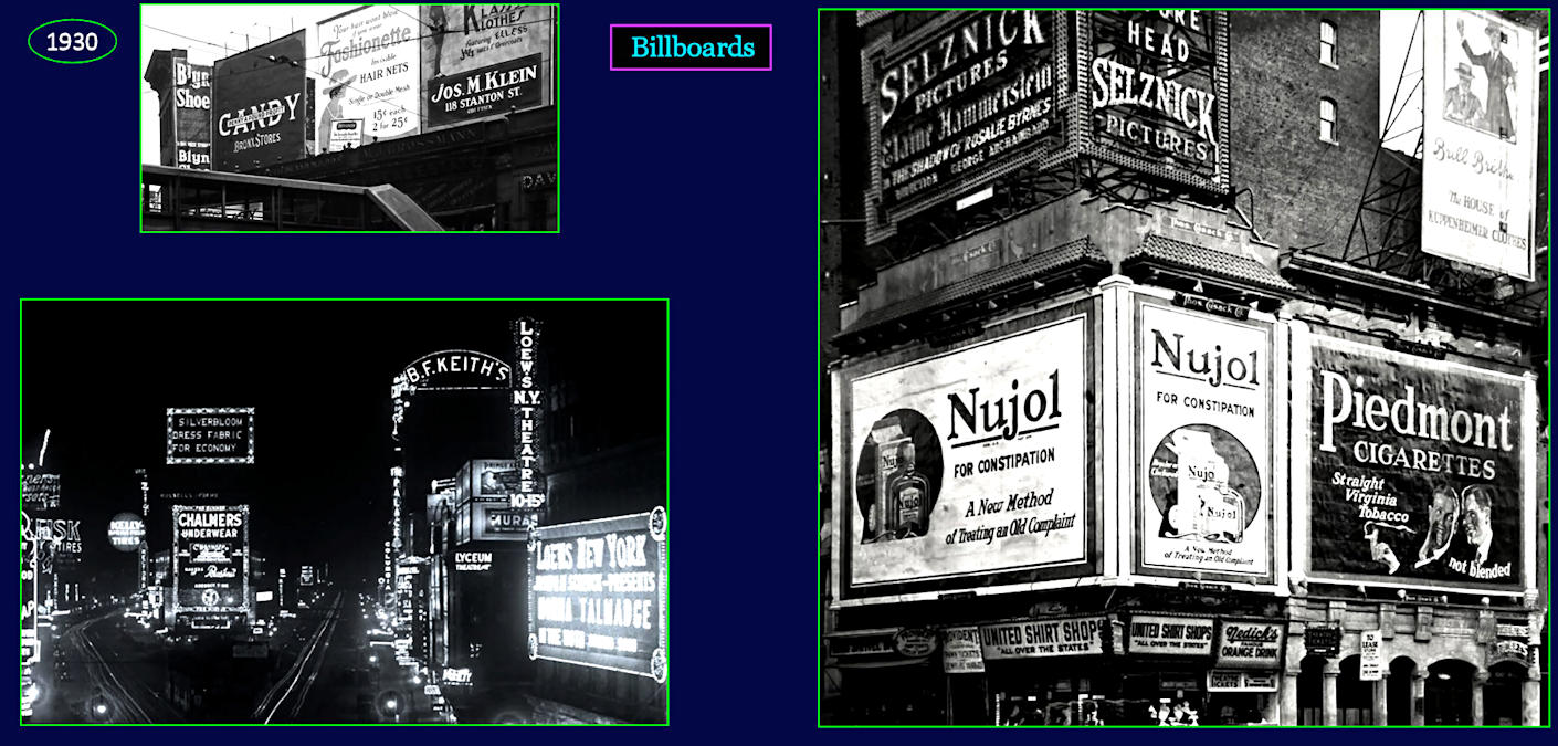 Billboard jungle, 1930